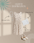 Taupe Petals Dress