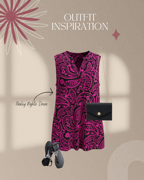 Paisley Nights Dress