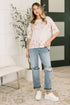 Painting the Roses Color Block Relaxed Top