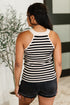 Perfect Conditions Striped Halter Tank
