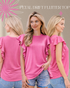 Petal Drift Flutter Top