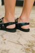 Pop of Color Pointy Toe Slip On in Black