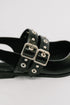 Pop of Color Pointy Toe Slip On in Black