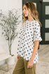 Pretty in Polka Oversized Drop Shoulder Tee