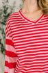 Rhythm & Rows V-Neck Drop Shoulder Pullover