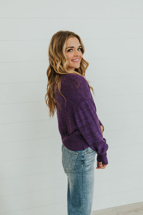 All Figured Out Button Front Cardigan - LISA MARIE BOUTIQUE