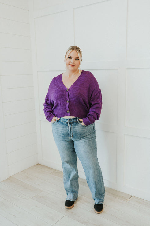 All Figured Out Button Front Cardigan - LISA MARIE BOUTIQUE