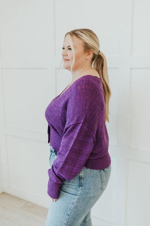 All Figured Out Button Front Cardigan - LISA MARIE BOUTIQUE