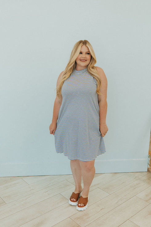Listen To Me Striped Dress - LISA MARIE BOUTIQUE