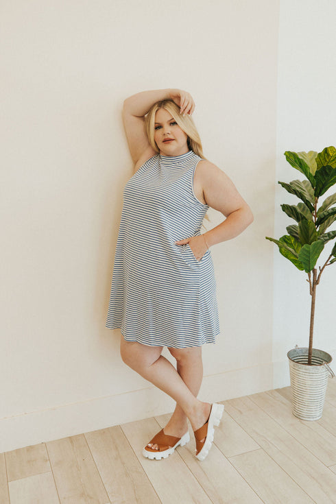 Listen To Me Striped Dress - LISA MARIE BOUTIQUE
