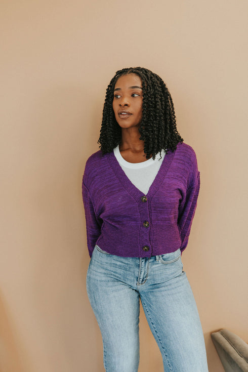 All Figured Out Button Front Cardigan - LISA MARIE BOUTIQUE