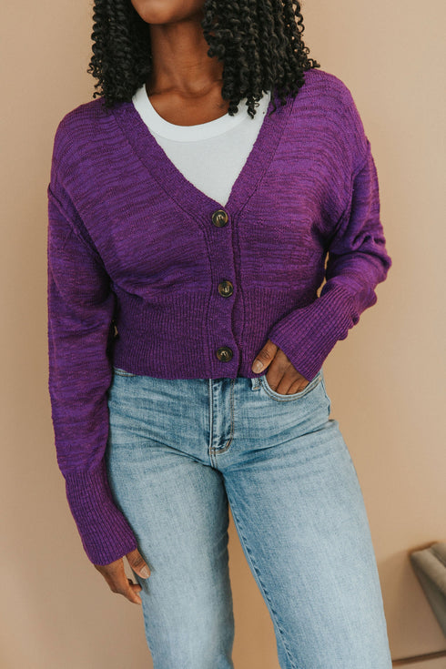 All Figured Out Button Front Cardigan - LISA MARIE BOUTIQUE