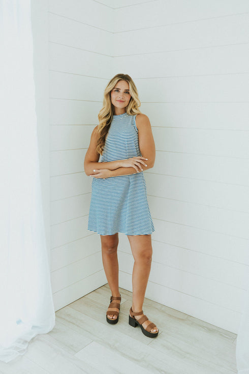 Listen To Me Striped Dress - LISA MARIE BOUTIQUE