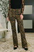 Roxy High Waist Bootcut Leopard Print
