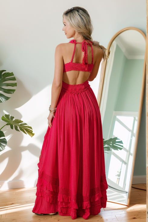Ruffle & Radiance Maxi