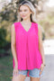 Pink Petals Sleeveless Top
