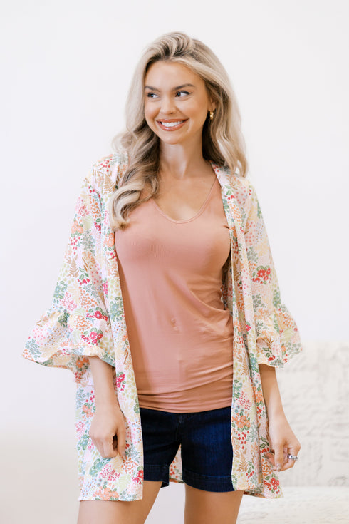 Sweet Bloom Kimono