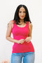 Fuchsia Timeless Basics Tank