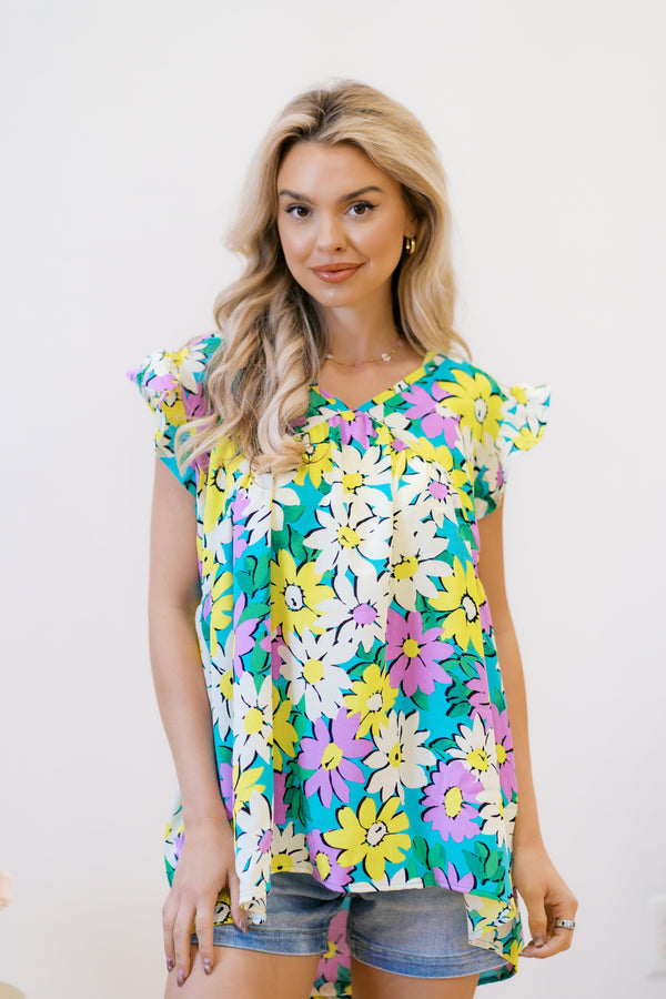 Petal Party Flutter Sleeve