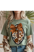 Floral Football Graphic Tee