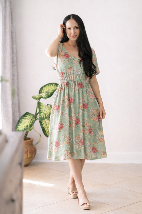 Secret Path Floral Dress