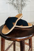 Shore Thing Slip on Sandals in Prism Black