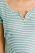 Simply Me Scoop Neck Henley Top