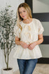 Simply Stunning Eyelet Knit Top