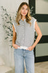 So Good It Hurts Cap Sleeve Button Down