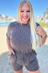 So Sure Short Sleeve Romper
