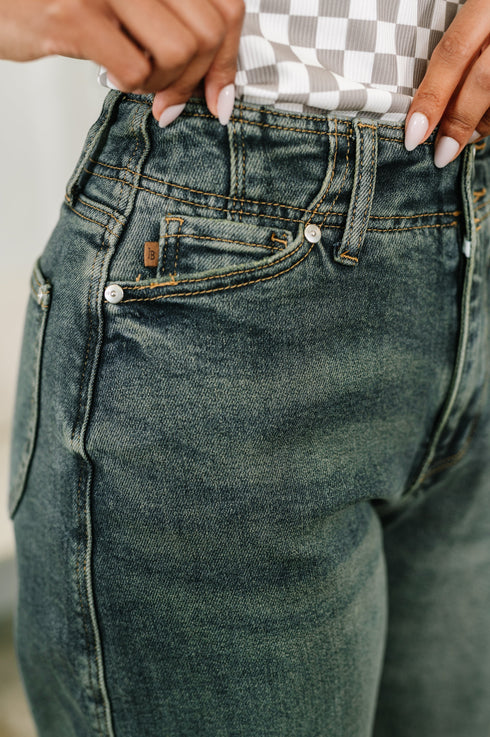 Teressa High Waist Marlow Jean with Hollywood Waist