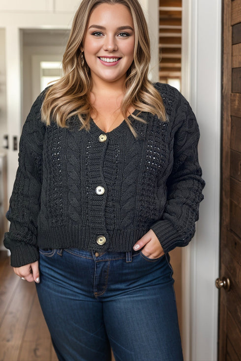 The Essential Cable Knit Cardigan