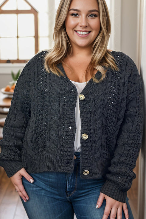 The Essential Cable Knit Cardigan