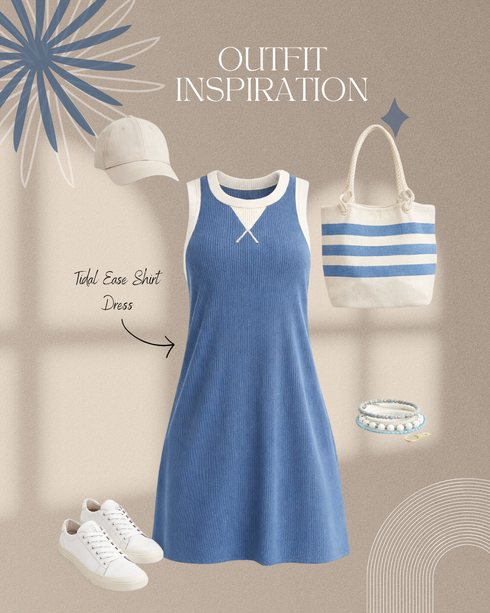 Tidal Ease Shift Dress