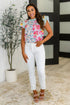 Too Fab to Care Ruffled High Neck Floral Blouse