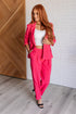 Vigilante Stuff Pleated Trousers in Hot Pink
