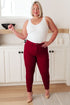 Wanda High Rise Control Top Skinny Jeans Scarlet Judy Blue