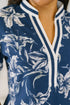Wheels Are in Motion Puff Sleeve Floral Blouse