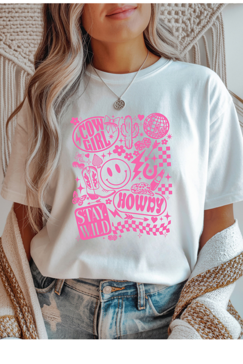 Retro Cowgirl Graphic Tee