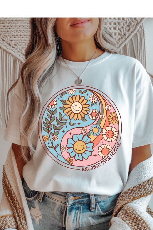 Balance over Hustle Graphic Tee