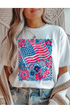 Boho American Flag Graphic Tee