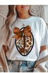 Floral Football Graphic Tee