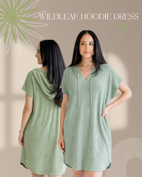 Wildleaf Hoodie Dress