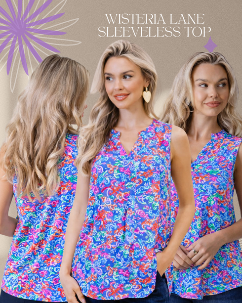 Wisteria Lane Sleeveless Top