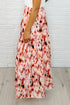 Words Fail Me Watercolor Print Maxi Skirt