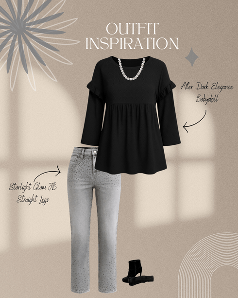 After Dark Elegance Babydoll - LISA MARIE BOUTIQUE - S -