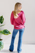 Aurora Blush Knit Pullover - LISA MARIE BOUTIQUE - S -