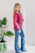 Aurora Blush Knit Pullover - LISA MARIE BOUTIQUE - S -