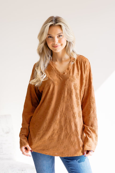Autumn Roast Top - LISA MARIE BOUTIQUE - S -