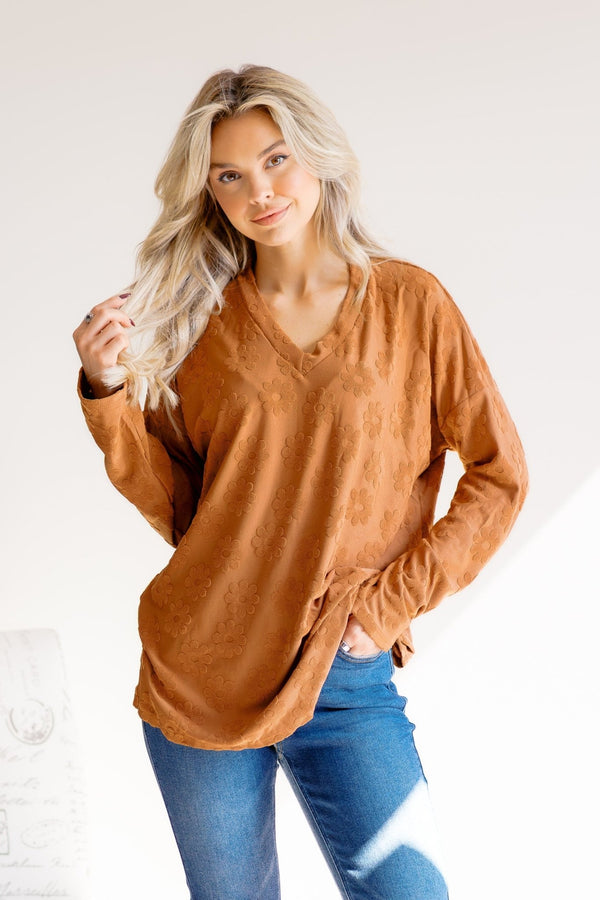 Autumn Roast Top - LISA MARIE BOUTIQUE - S -